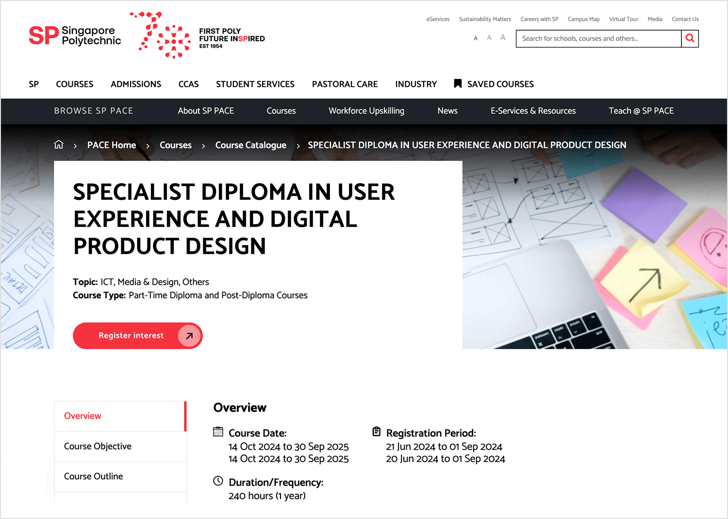 Special UX course in Singapore