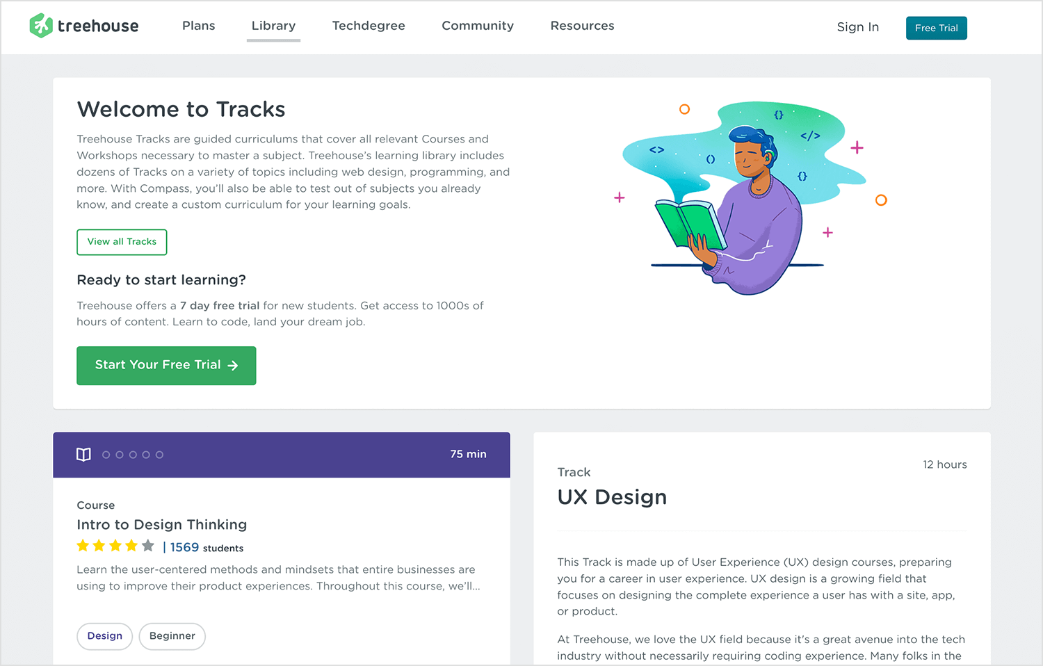 Online UI/UX design course at Treehouse