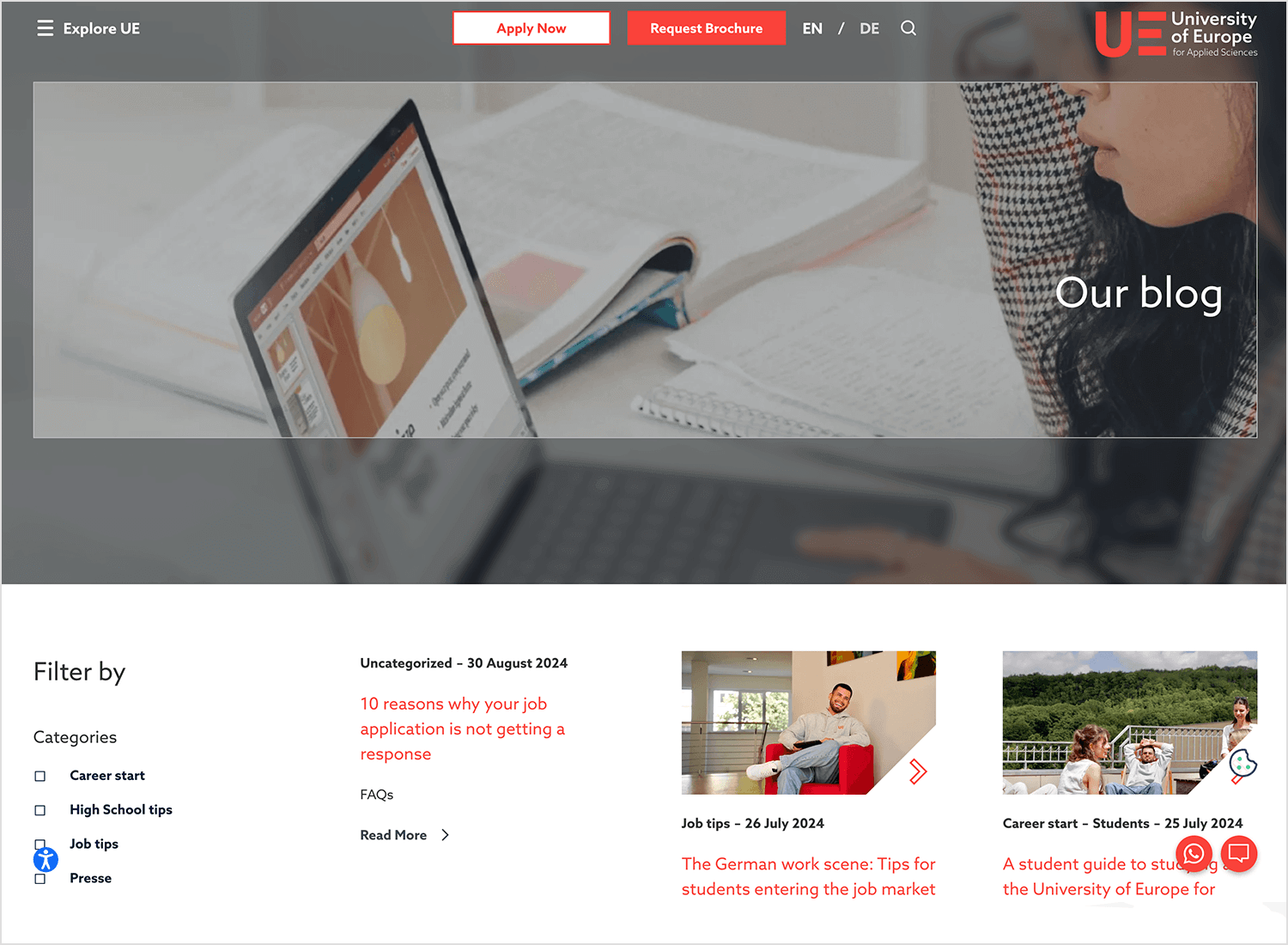 ux design course at the berlin university of applied sciences
